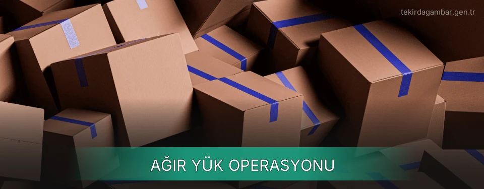 Tekirdağ Ağır Yük Ambar Firmaları